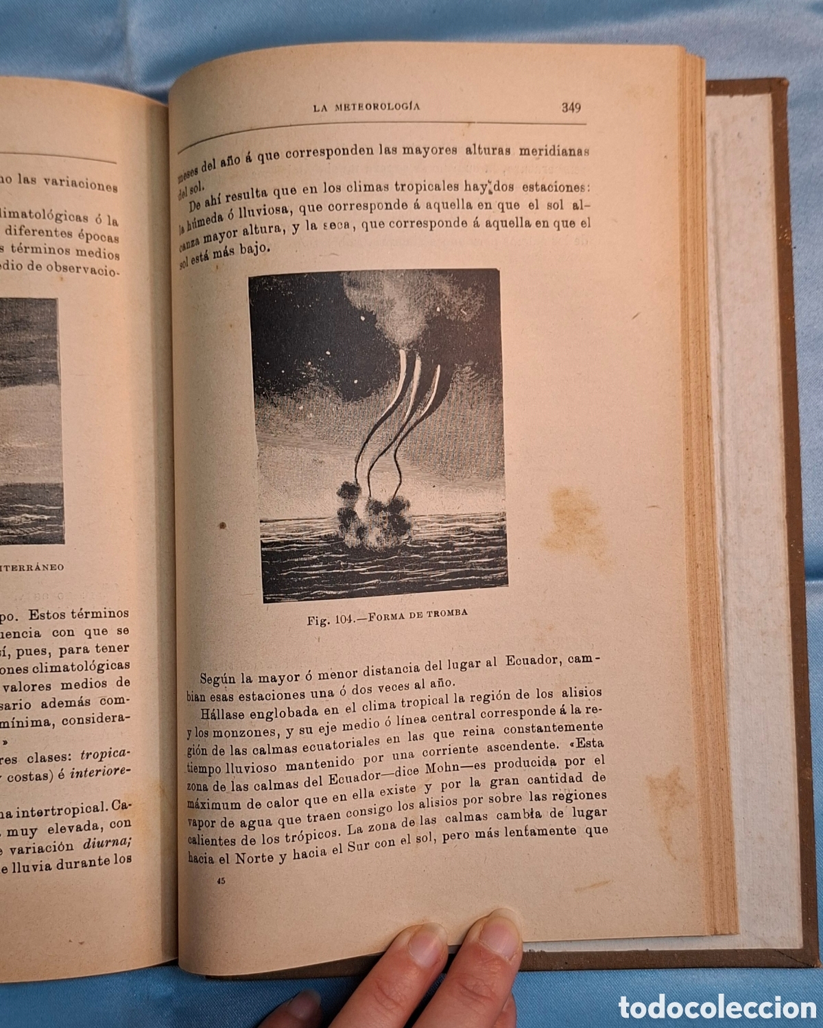 Libros antiguos: La Meteorolog&iacute;a - Libro Antiguo - Foto 4