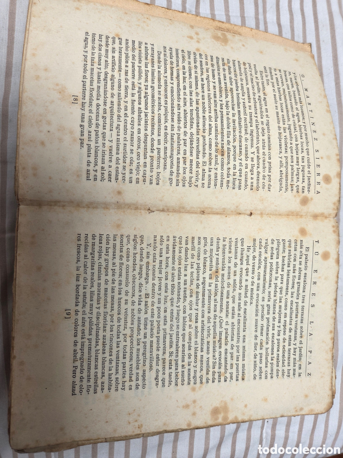 Libros antiguos: TU ERES LA PAZ G. Mart&iacute;nez Sierra 1922 - Foto 3