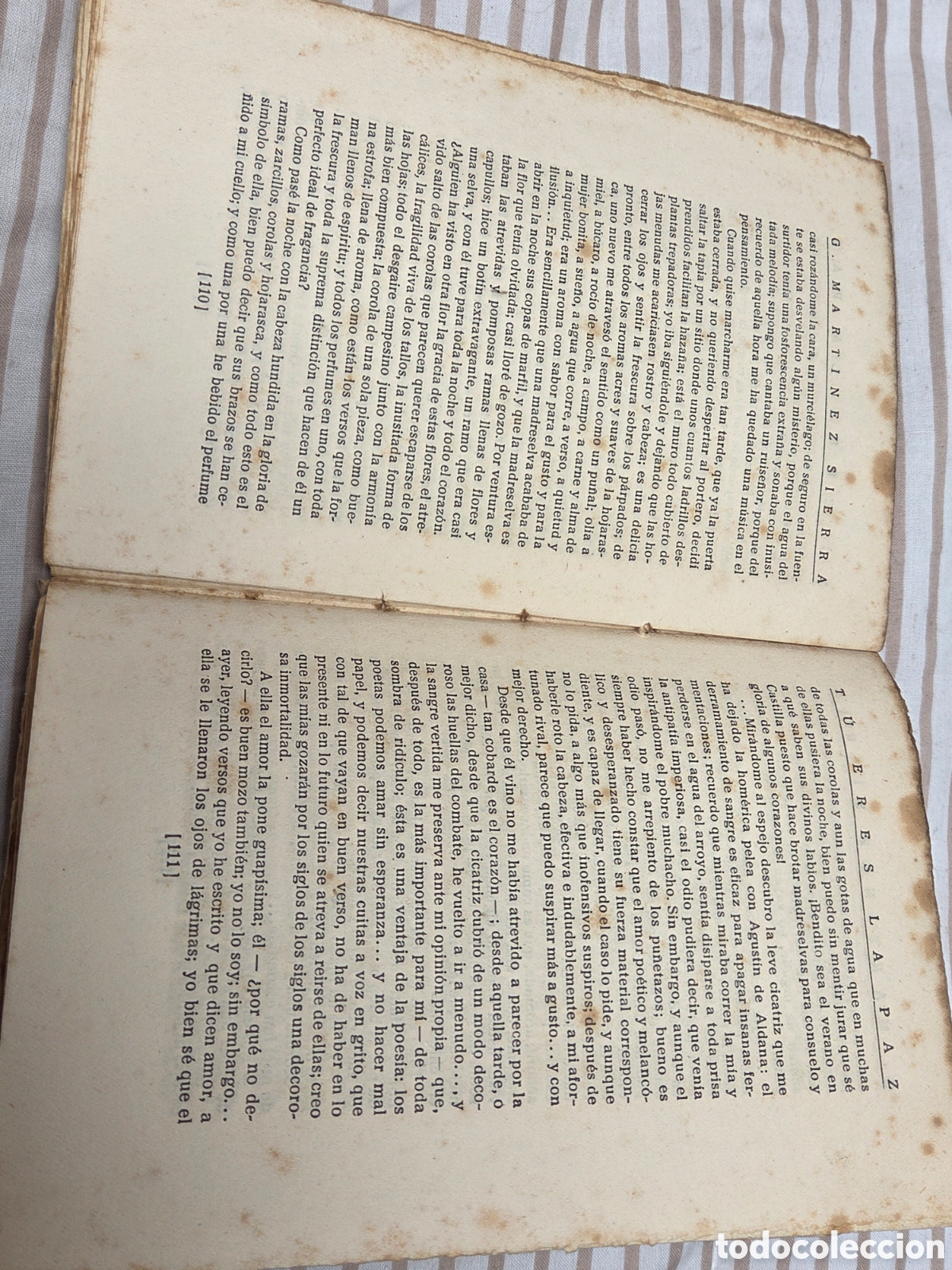 Libros antiguos: TU ERES LA PAZ G. Mart&iacute;nez Sierra 1922 - Foto 4