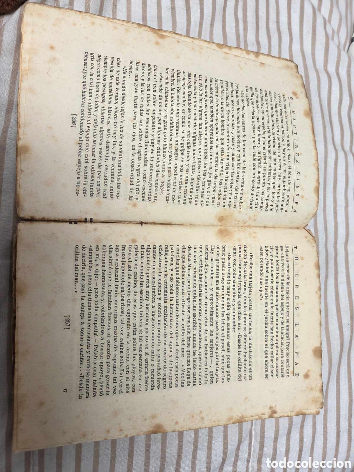 Libros antiguos: TU ERES LA PAZ G. Mart&iacute;nez Sierra 1922 - Foto 5