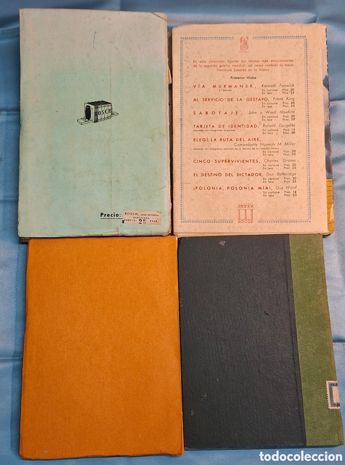 Libros antiguos: Conjunto de cuatro libros sobre historia y pensamiento. - Foto 2
