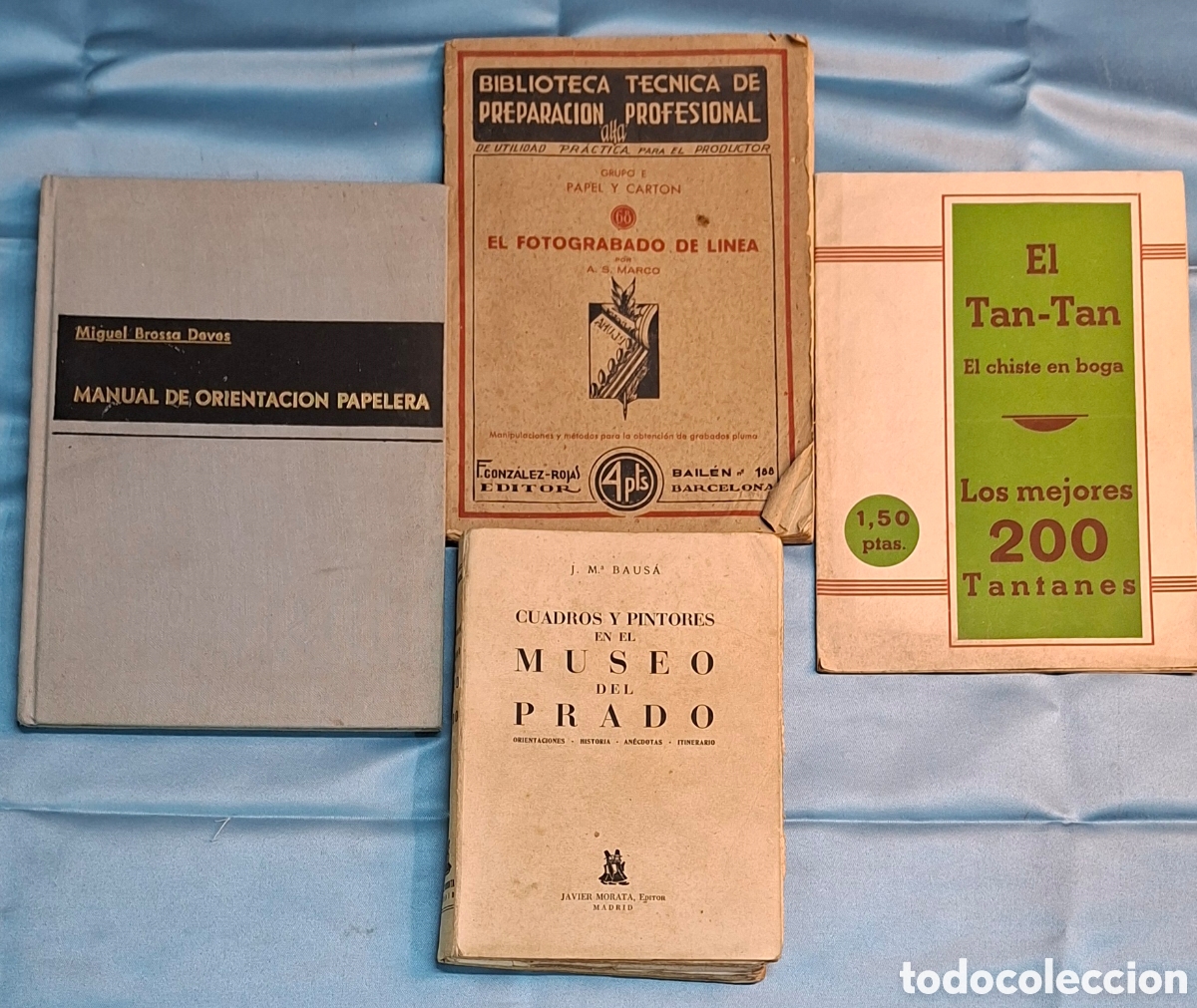 Libros antiguos: Lote de cuatro libros antiguos con tem&aacute;tica variada. - Foto 3