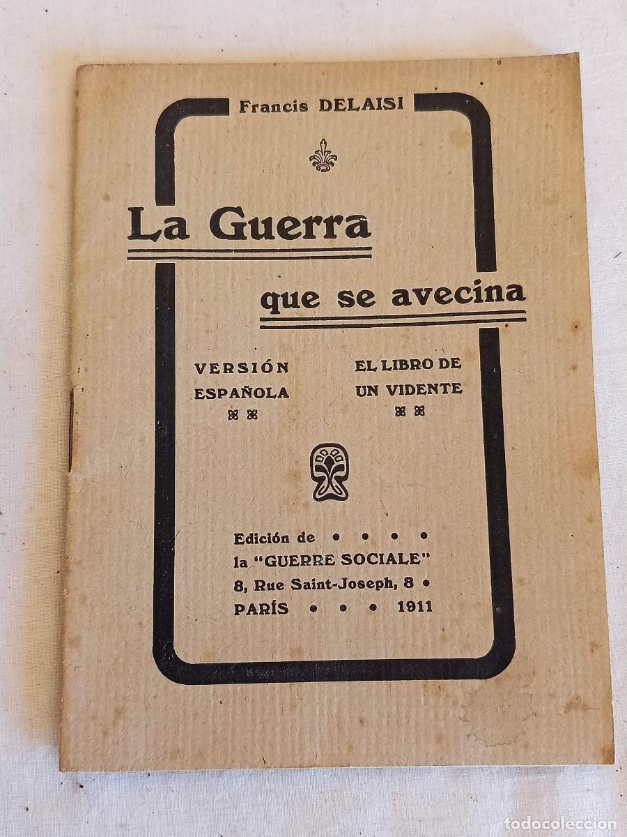 Libros antiguos: La guerra que se avecina 1911 - Foto 1