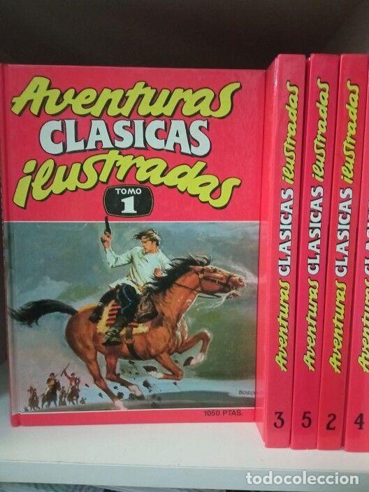 Old books: AVENTURAS CLASICAS ILUSTRADAS 5 TOMOS - V.V.A - EDICIONES B