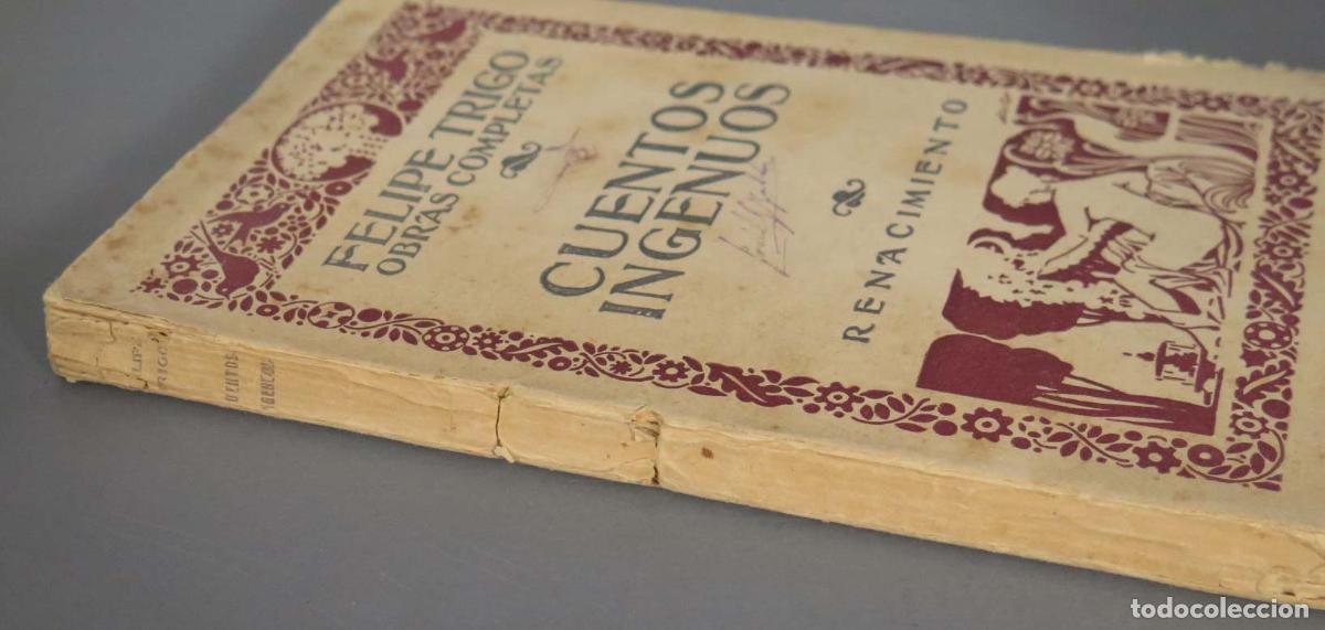 Libros antiguos: Cuentos Ingenuos - Felipe Trigo - Foto 2