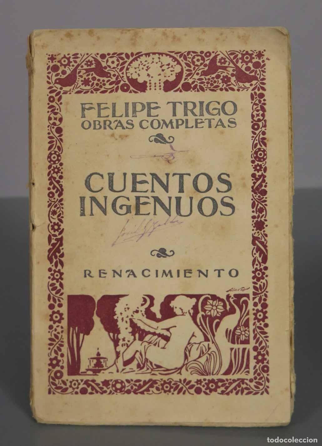 Libros antiguos: Cuentos Ingenuos - Felipe Trigo - Foto 1