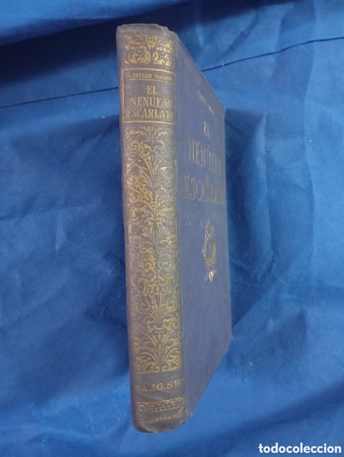 Libros antiguos: Capit&aacute;n Gilson, El nen&uacute;far escarlata - Foto 3