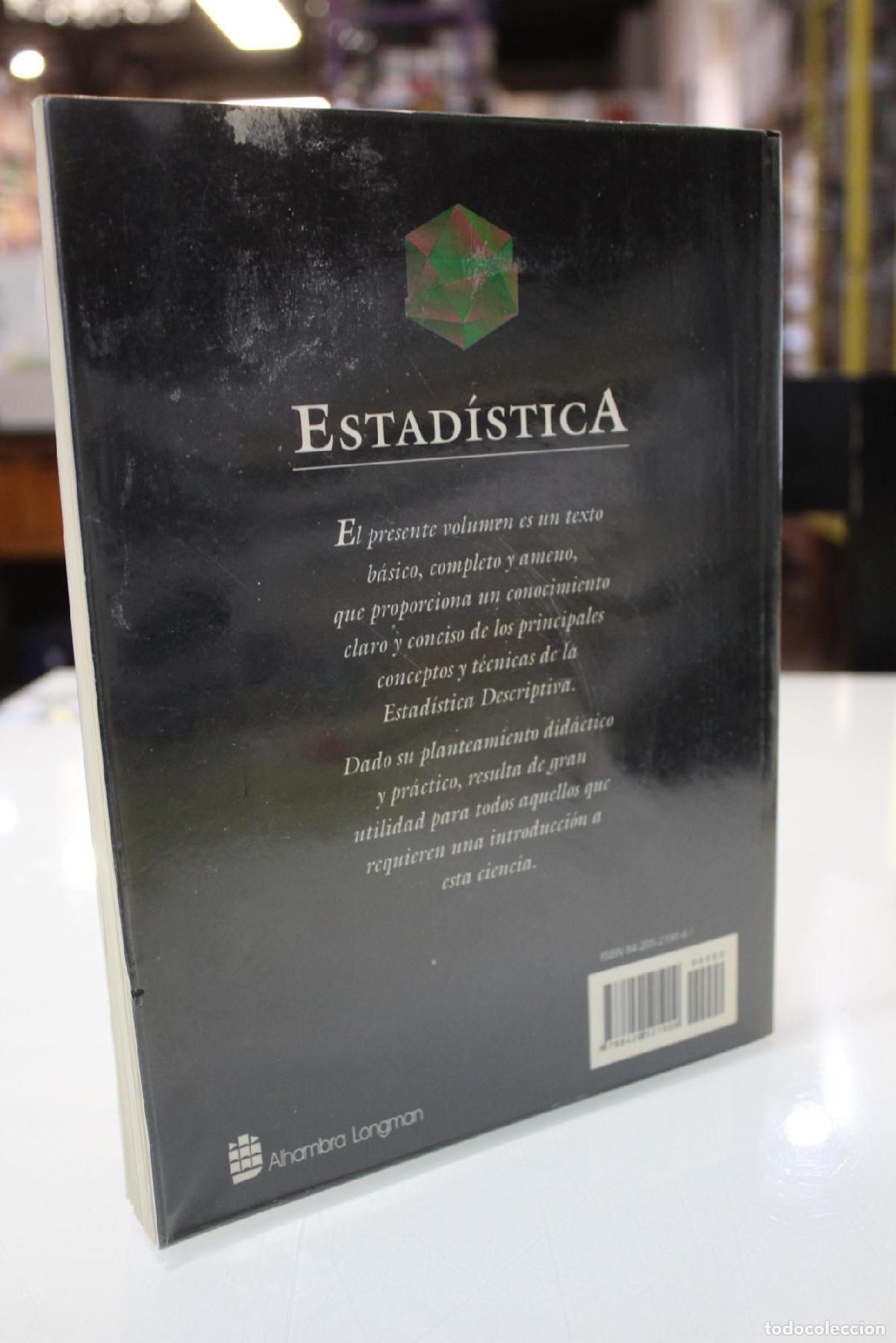 Libros antiguos: Estad&iacute;stica - M&ordf; Isabel Toledo Mu&ntilde;oz - Foto 2