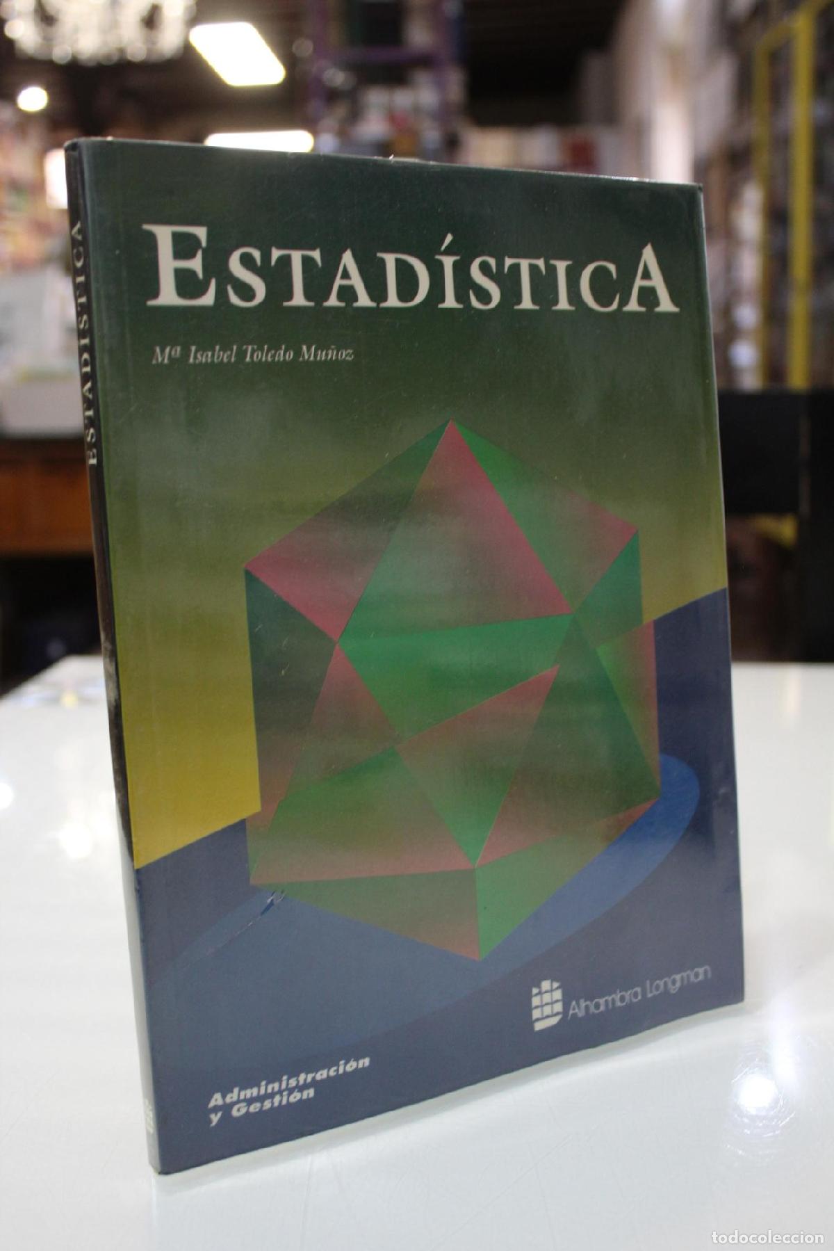 Libros antiguos: Estad&iacute;stica - M&ordf; Isabel Toledo Mu&ntilde;oz - Foto 1