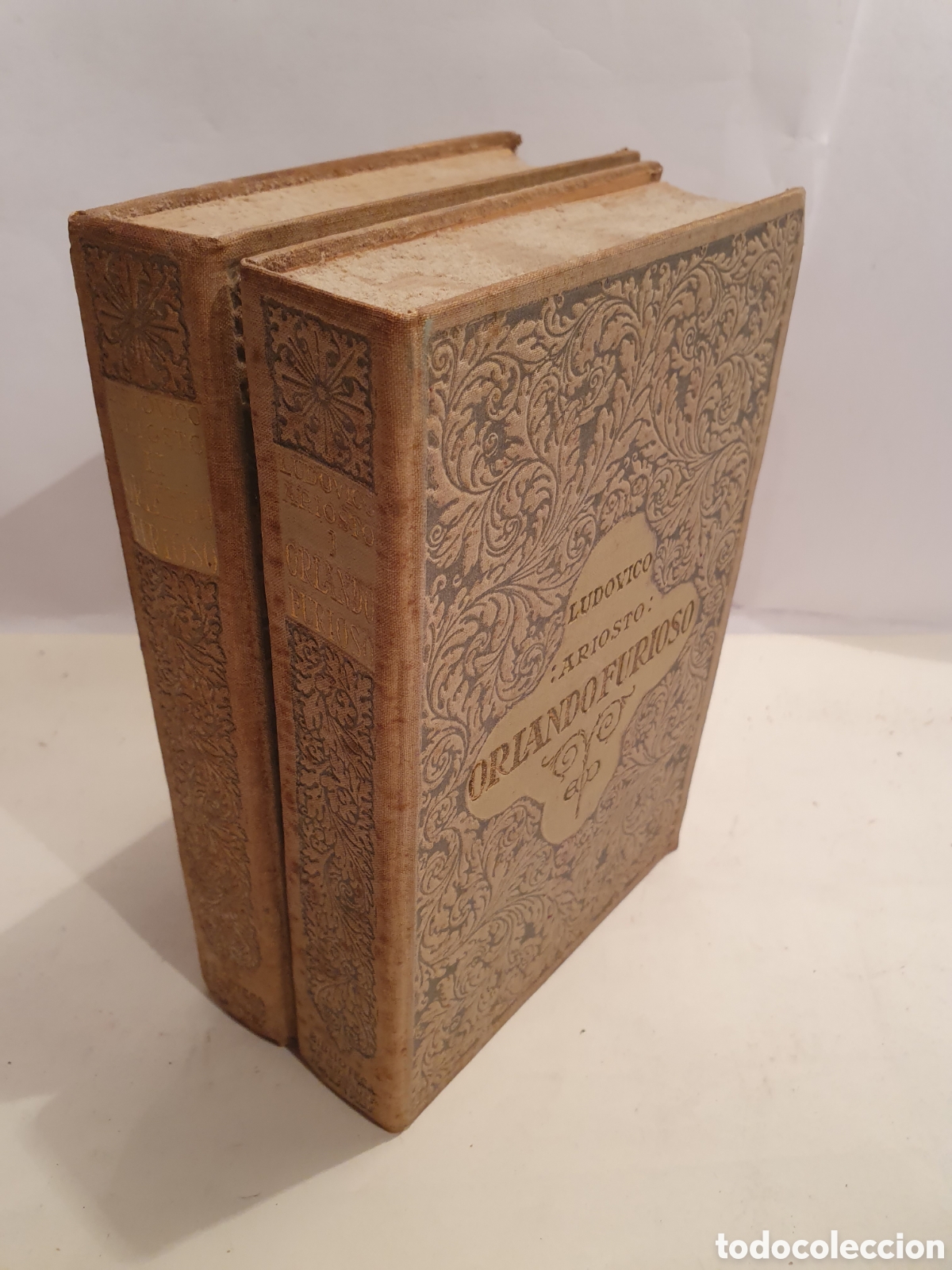 Libros antiguos: ORLANDO FURIOSO. LUDOVICO ARIOSTO. 2 TOMOS. EDUARDO DOMENECH EDITOR 1916.
