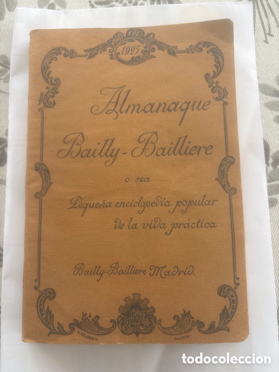 Libros antiguos: Almanaque Bailey-Bailliere - Foto 1