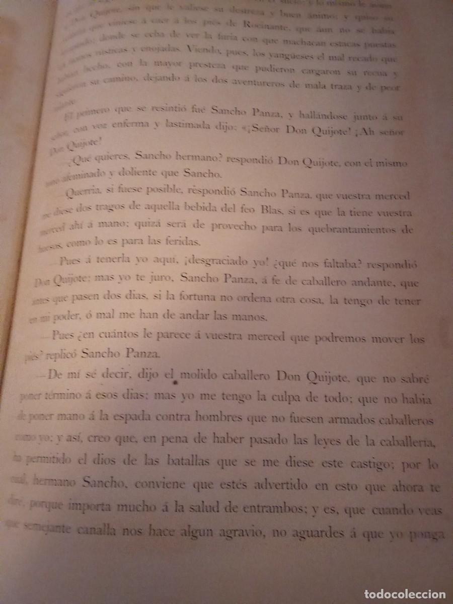 Libros antiguos: Don Quijote de la Mancha.Tomos 1 y 2.1880. - Foto 5