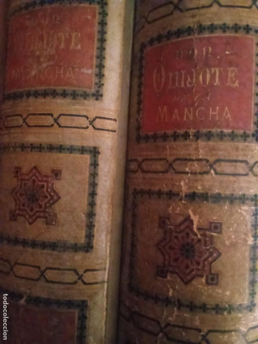Libros antiguos: Don Quijote de la Mancha.Tomos 1 y 2.1880. - Foto 1