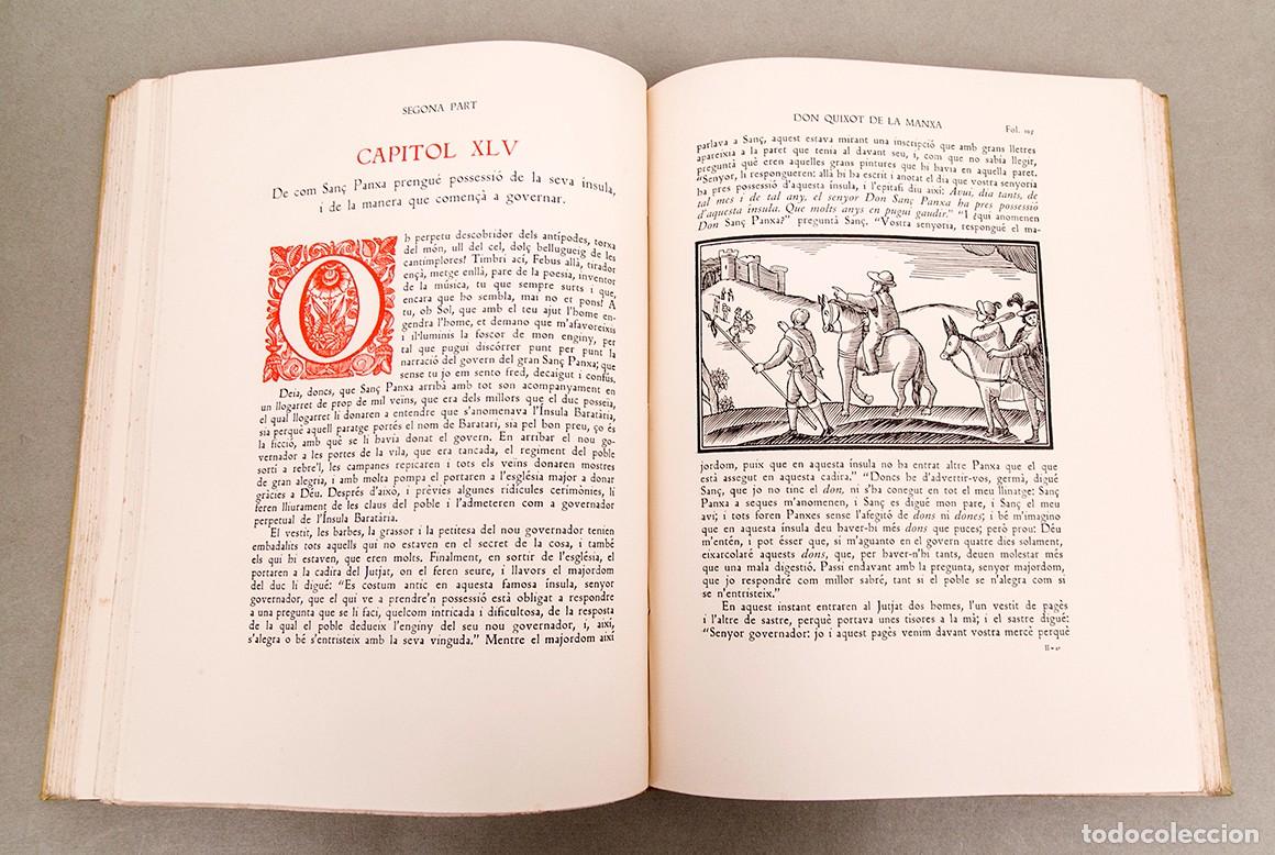 Libros antiguos: DON QUIXOT DE LA MANXA - OCTAVI VIADER - 1936 - Foto 5
