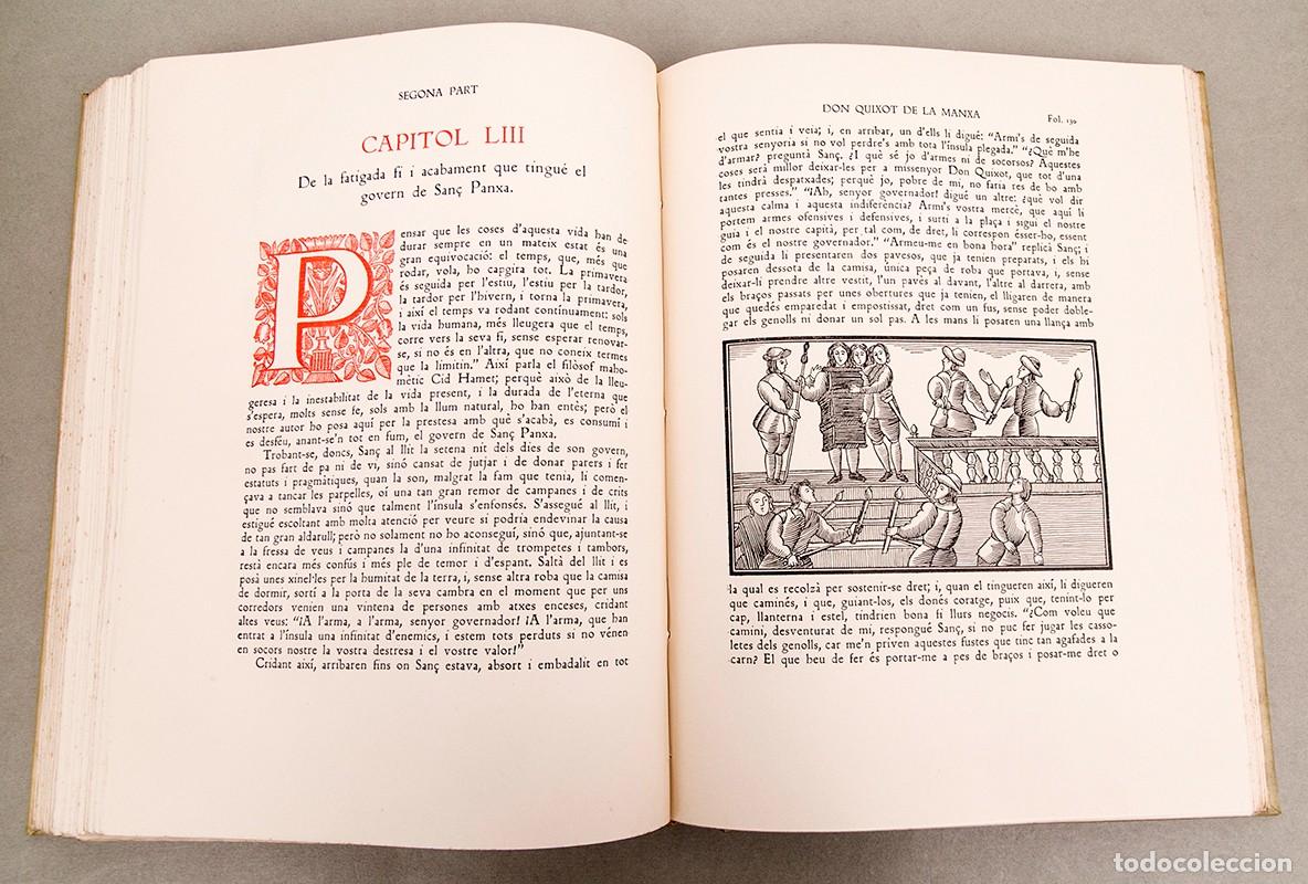 Libros antiguos: DON QUIXOT DE LA MANXA - OCTAVI VIADER - 1936 - Foto 6