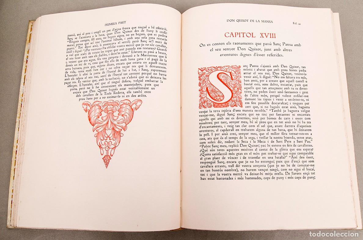 Libros antiguos: DON QUIXOT DE LA MANXA - OCTAVI VIADER - 1936 - Foto 9