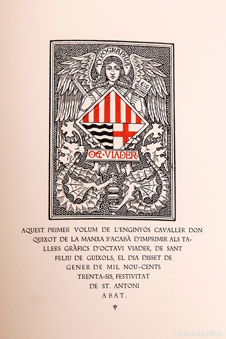 Libros antiguos: DON QUIXOT DE LA MANXA - OCTAVI VIADER - 1936 - Foto 10