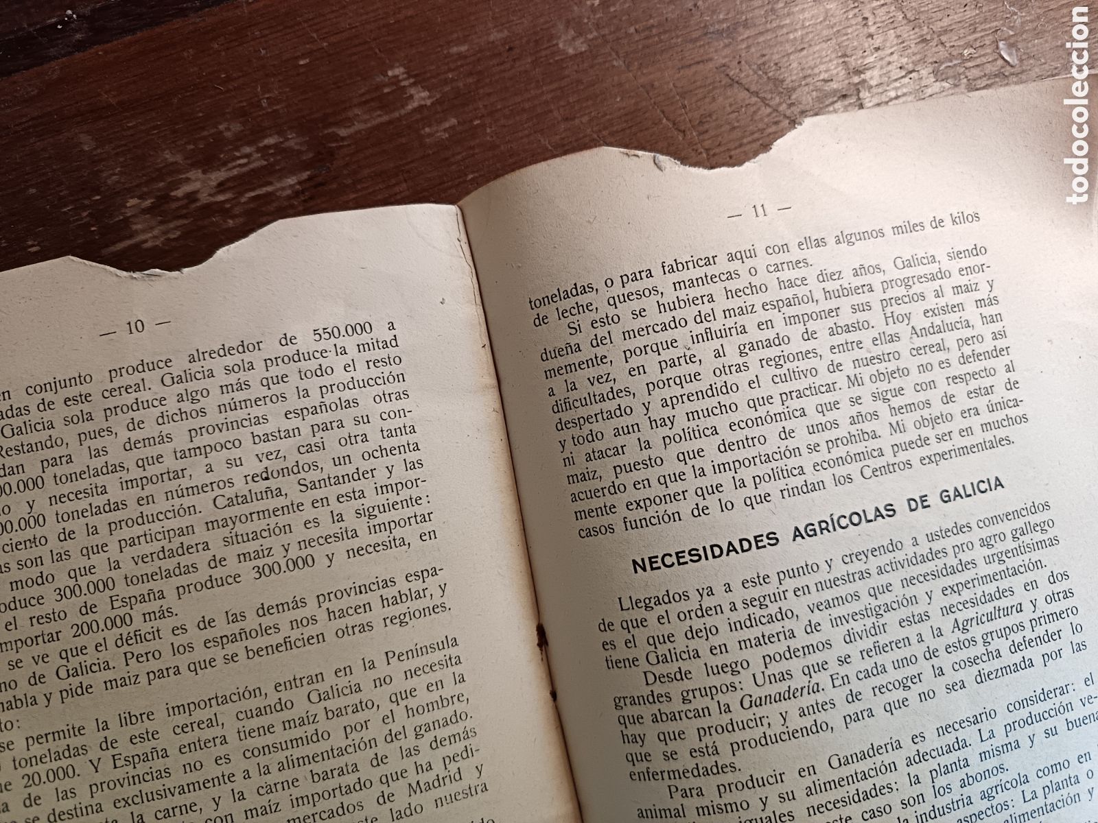 Libros antiguos: Esbozo de programa agrario para Galicia, 1931 - Foto 2