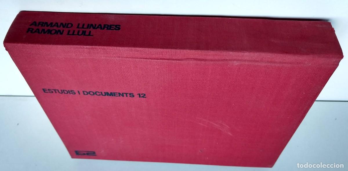 Libros antiguos: Armand LLINAR&Egrave;S &ndash; RAMON LLULL &ndash;