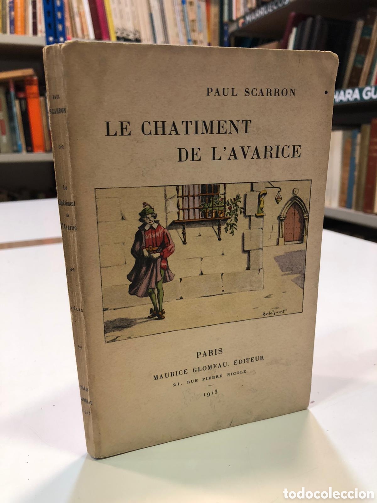 Libros antiguos: Le ch&acirc;timent de lavarice - Paul Scarron - Foto 1