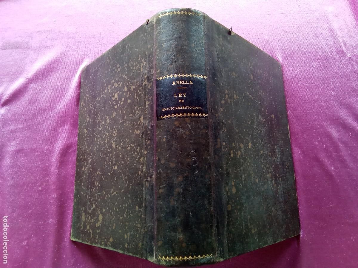Libros antiguos: LEY DE ENJUCIAMIENTO CIVIL.ABELLA A&Ntilde;O 1907. L53 E