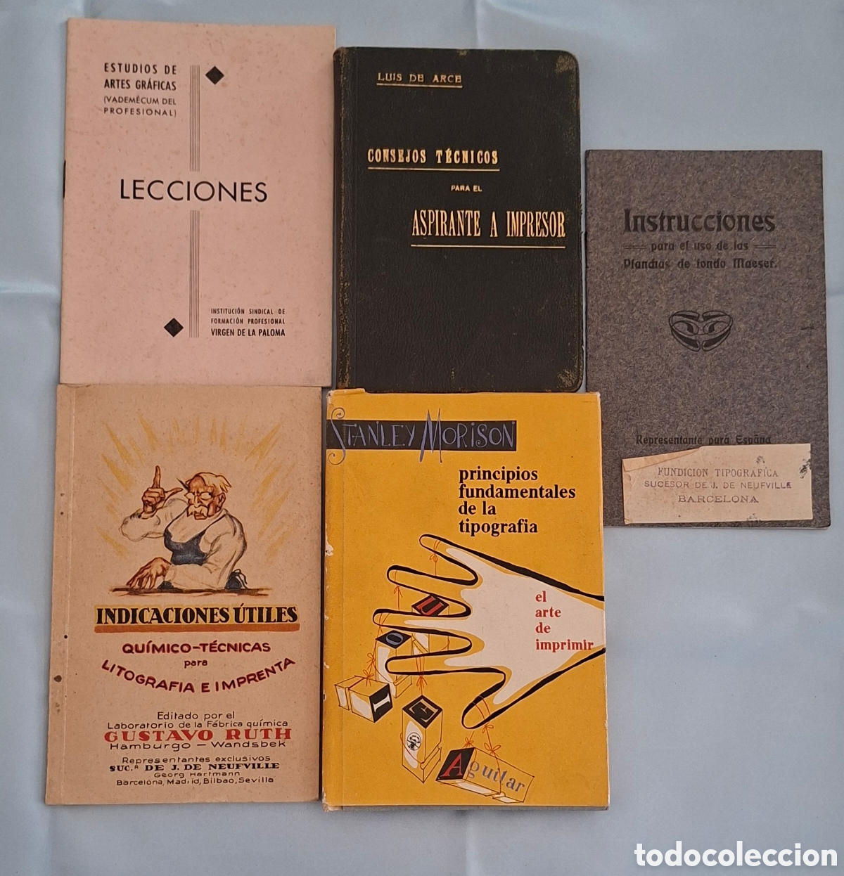 Libros antiguos: Colecci&oacute;n Libros Artes Gr&aacute;ficas Tipograf&iacute;a