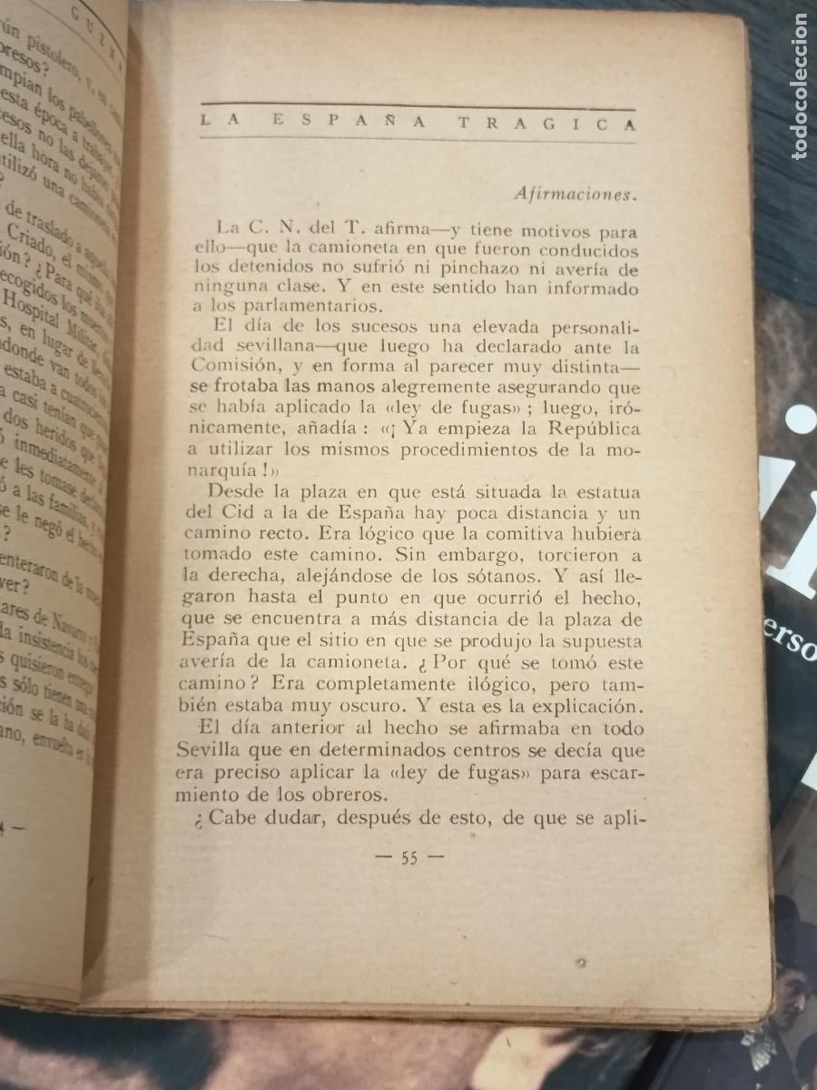 Libros antiguos: 1932 - EDUARDO DE GUZM&Aacute;N. La Espa&ntilde;a Tr&aacute;gica - Foto 3
