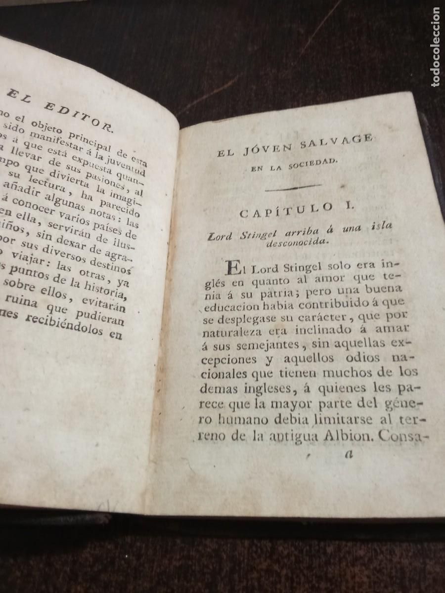 Libros antiguos: El Joven Salvage en la sociedad. - Foto 2