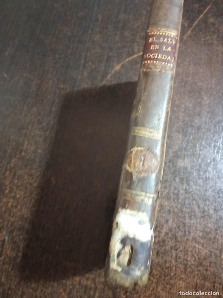 Libros antiguos: El Joven Salvage en la sociedad.