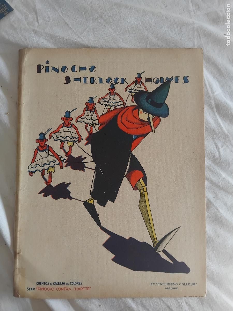 Libros antiguos: PINOCHO SHERLOCK HOLMES. CUENTOS DE CALLEJA EN COLORES SERIE DE PINOCHO CONTRA CHAPETE. BARTOLOZZI.