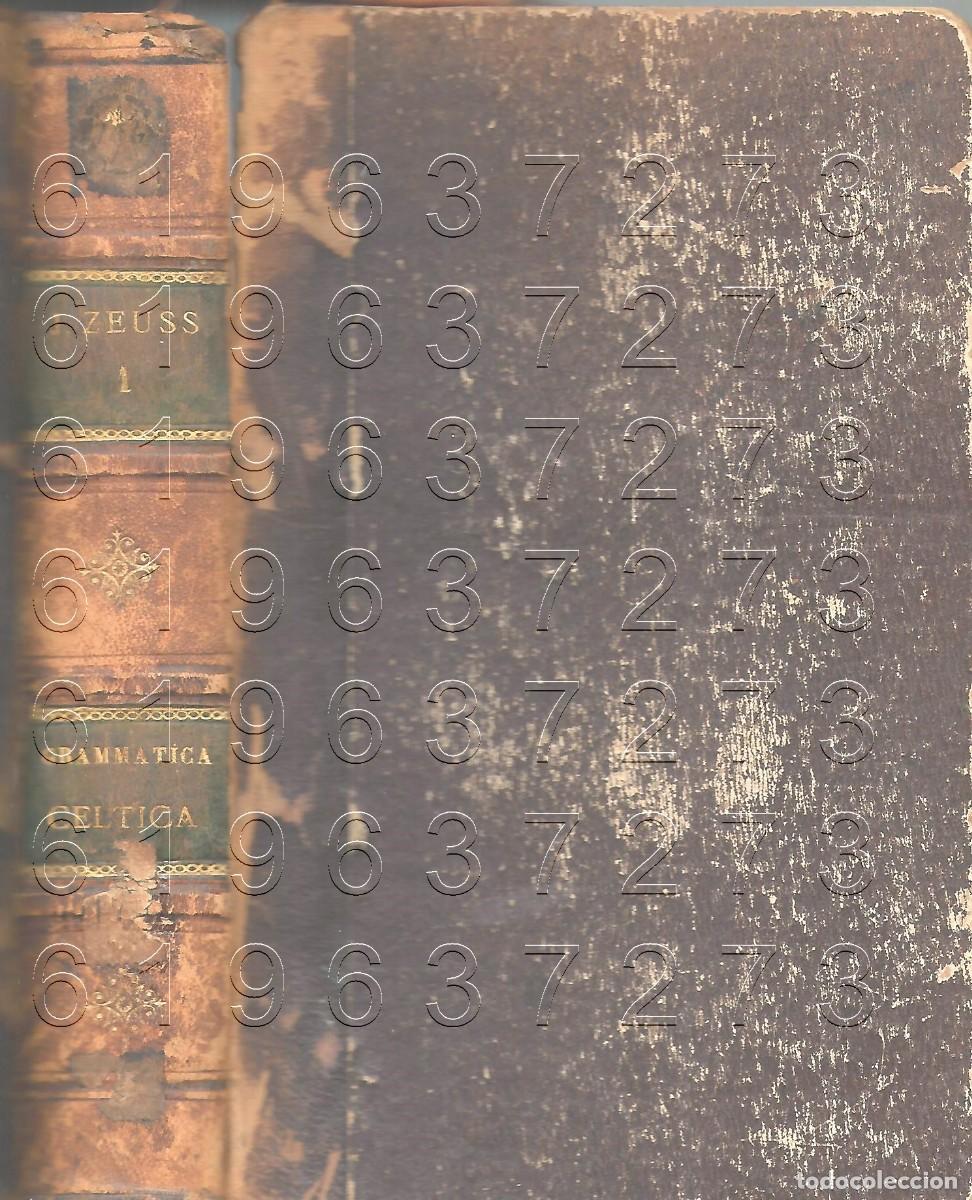 Libros antiguos: GRAMMATICA CELTICA I JC ZEUSS 1853 560 PGS U74