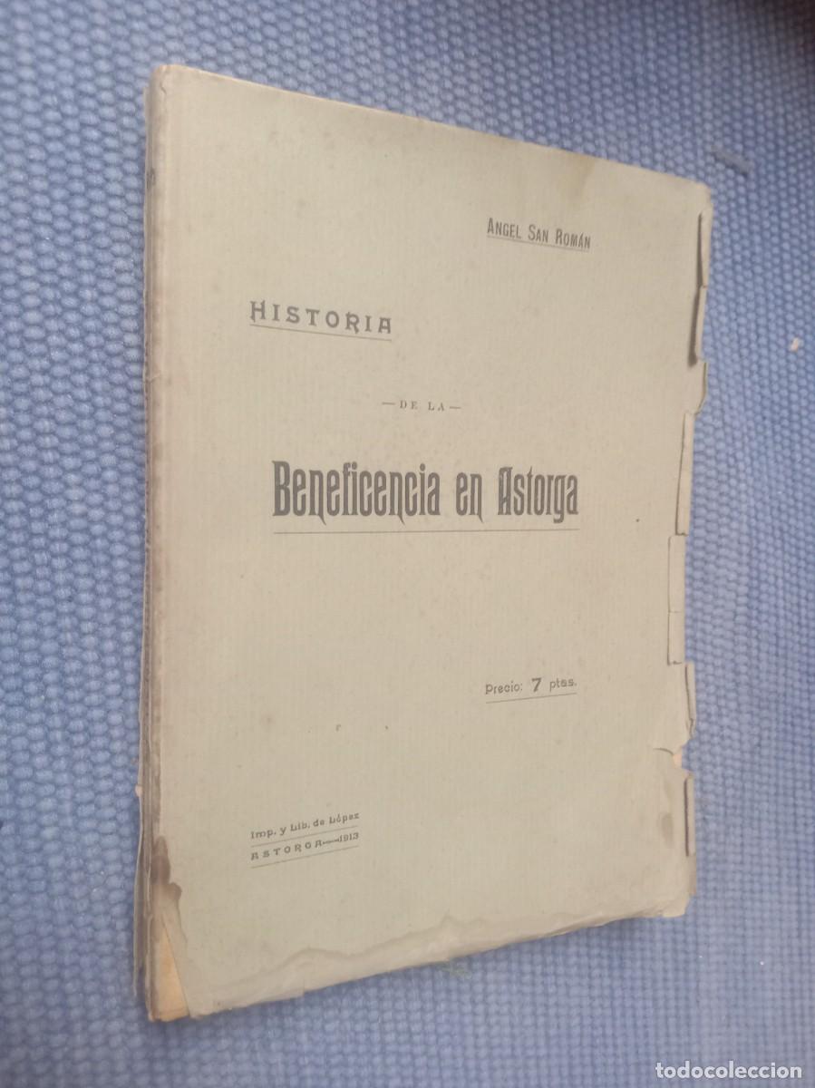Libros antiguos: Historia de la beneficencia en Astorga
