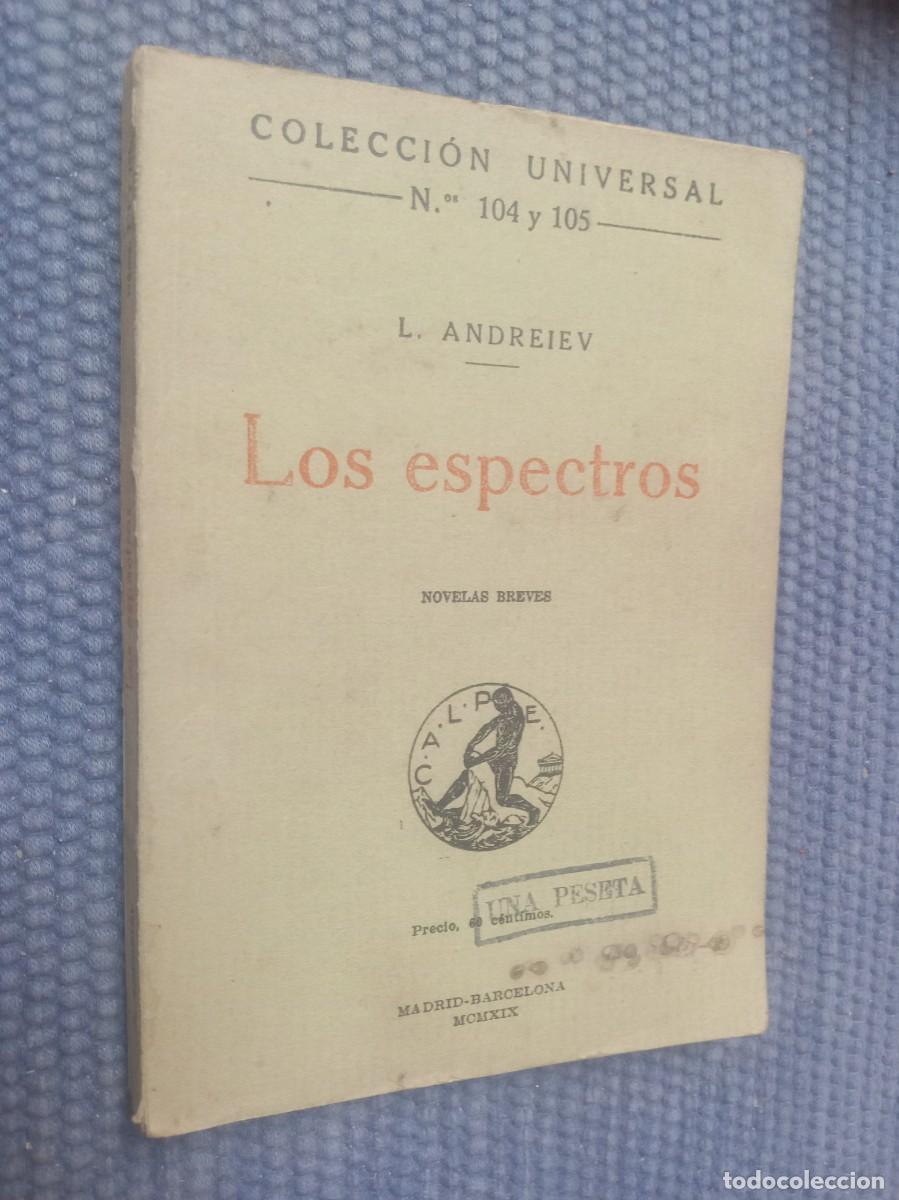 Libros antiguos: Andreiev, L.: Los espectros. Novelas breves