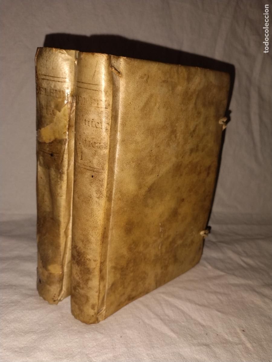 Libros antiguos: INSTITUCIONES POLITICAS - A&Ntilde;O 1767 - BARON DE BIELFELD. PERGAMINO.