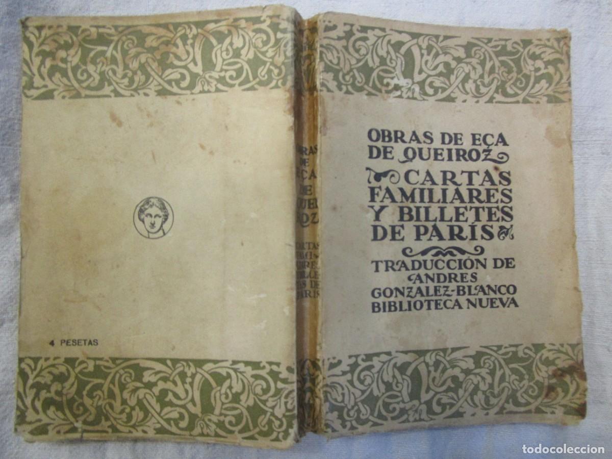 Libros antiguos: CARTAS FAMILIARES - E&Ccedil;A DE QUEIROZ - EDI BIBLIOTECA NUEVA S/F C.A 1920 - 237PP 20CM. + INFO