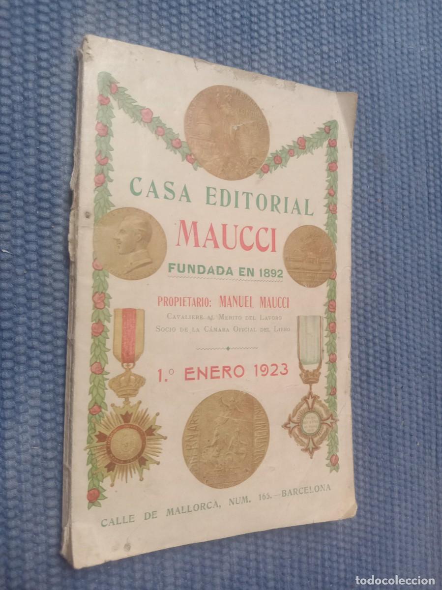 Libros antiguos: Cat&aacute;logo general de la Editorial Maucci - Foto 1