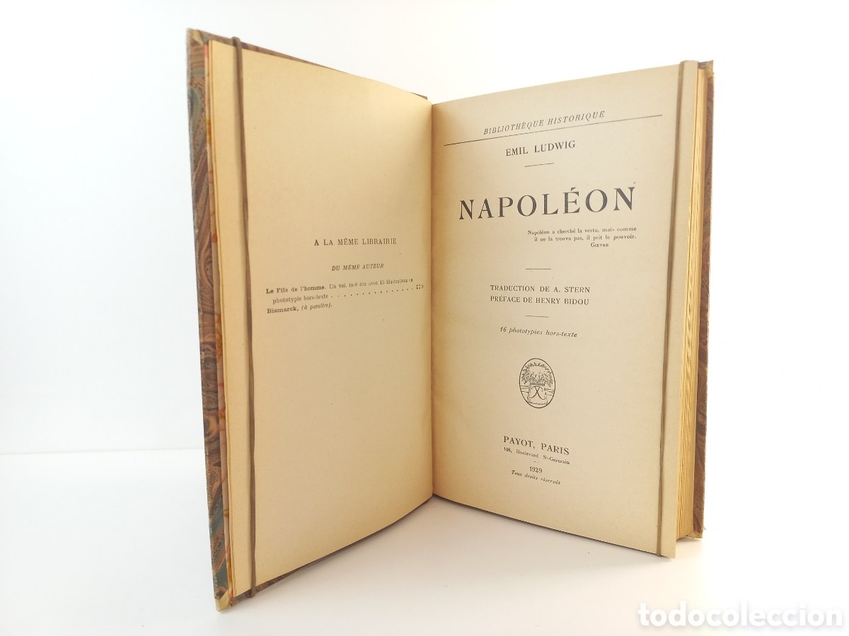 Libros antiguos: Napoleon. Emil Ludwig. Payot, 1929. - Foto 5