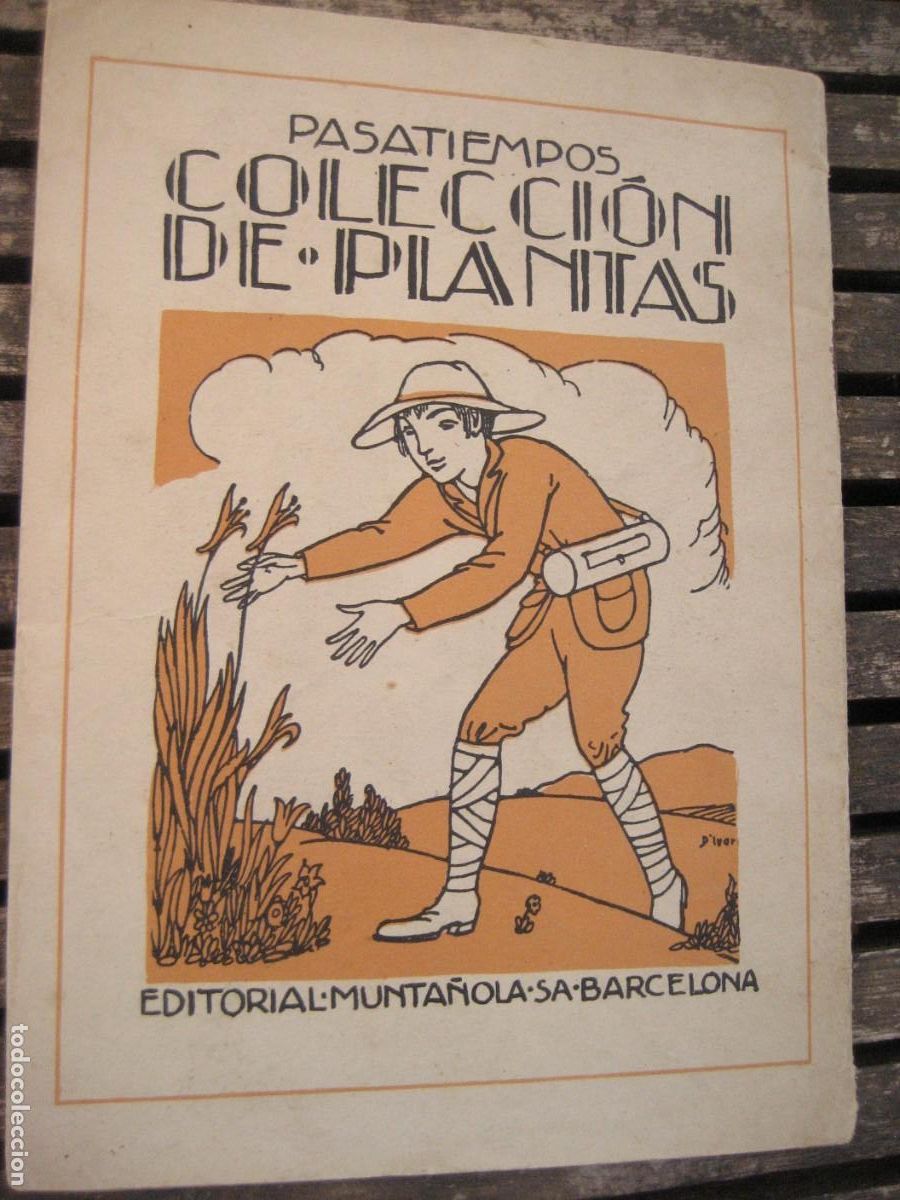 Antiquarische B&uuml;cher: Pasatiempos . Coleccion de plantas . Ed Munta&ntilde;ola