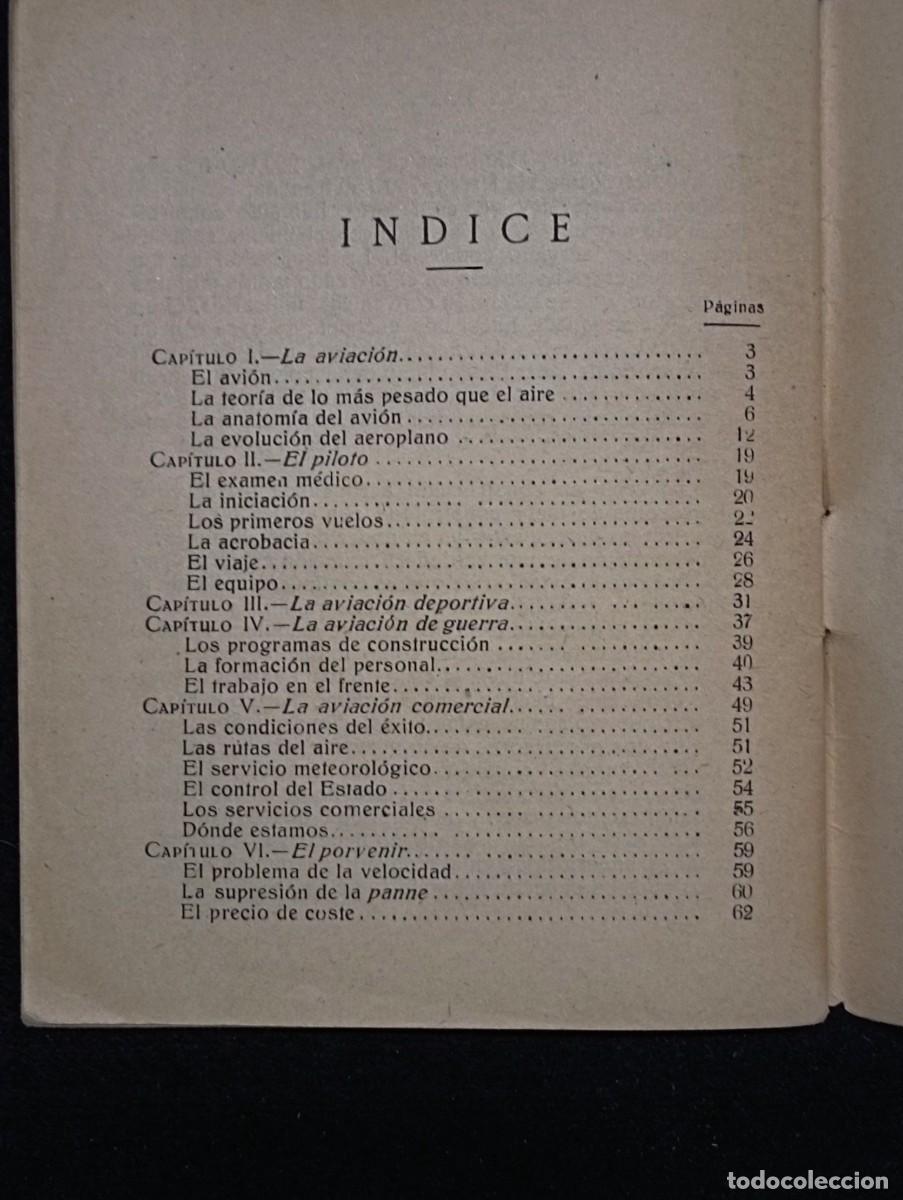 Libros antiguos: La Aviaci&oacute;n. JEAN DA&Ccedil;AY. 1920. - Foto 4