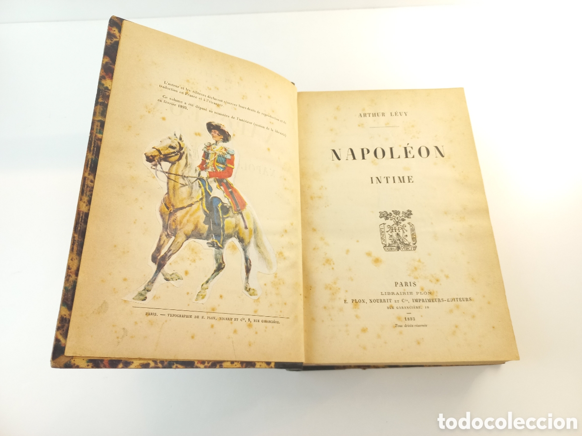 Libros antiguos: Napoleon Intime. Arthur Levy. Librairie Plon, 1893. - Foto 5