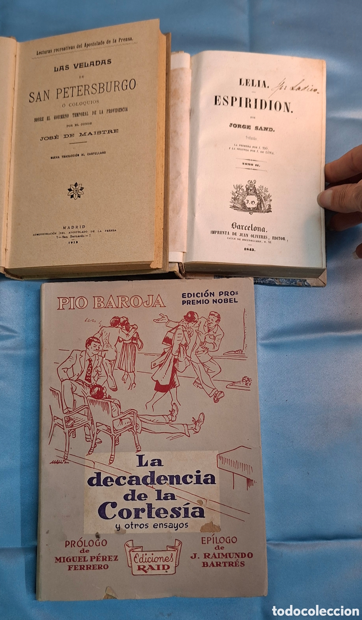 Libros antiguos: Colecci&oacute;n 3 Libros Antiguos - Foto 2