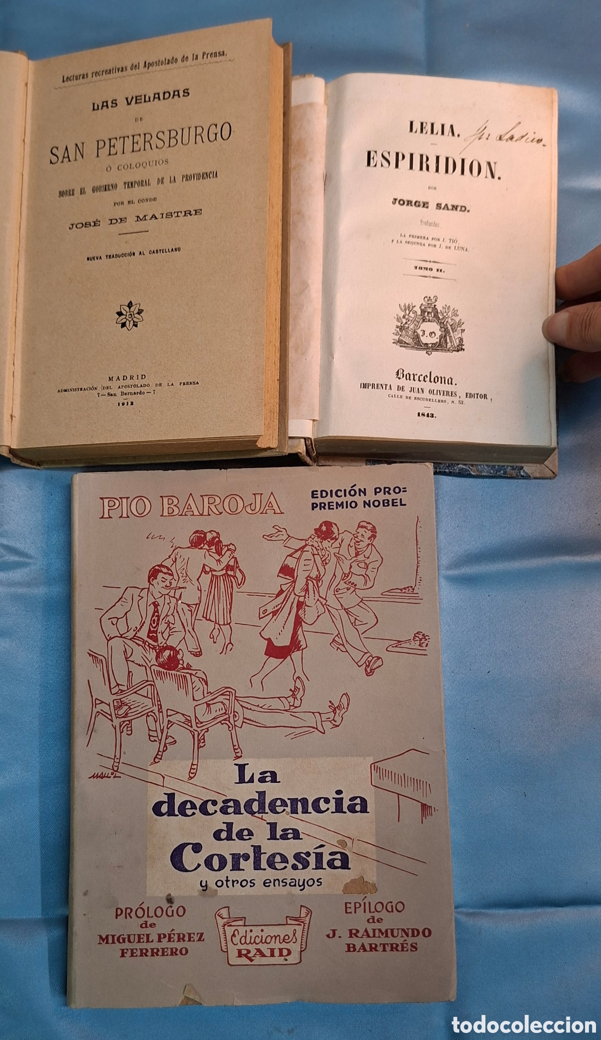 Libros antiguos: Colecci&oacute;n 3 Libros Antiguos - Foto 5