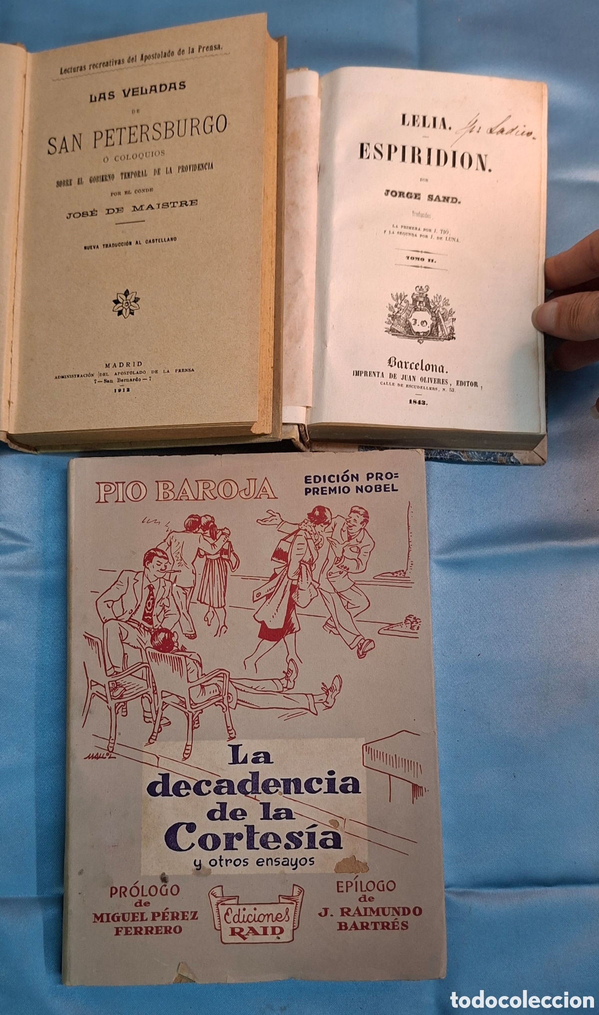Libros antiguos: Colecci&oacute;n 3 Libros Antiguos - Foto 6