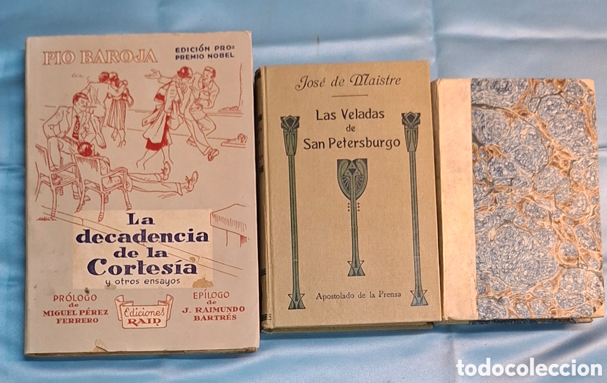 Libros antiguos: Colecci&oacute;n 3 Libros Antiguos