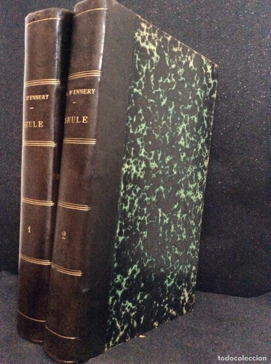 Libros antiguos: Adolphe d'&lrm; Ennery - &lrm;Seule ! - (Volume 1 e 2), Sem data ( Cerca de 1896 ), 1.&ordf; edi&ccedil;&atilde;o
