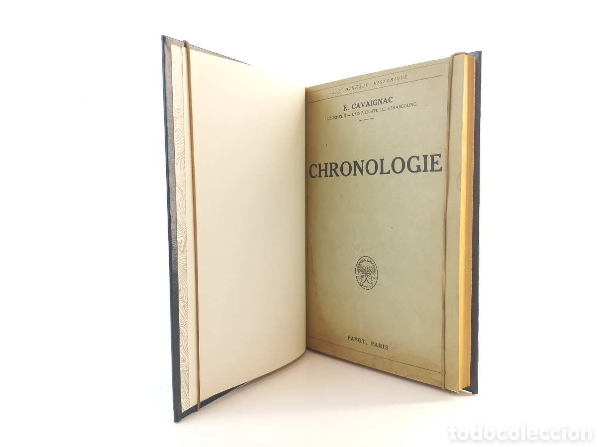 Libros antiguos: Chronologie. Cavaignac. Payot, 1925. - Foto 5