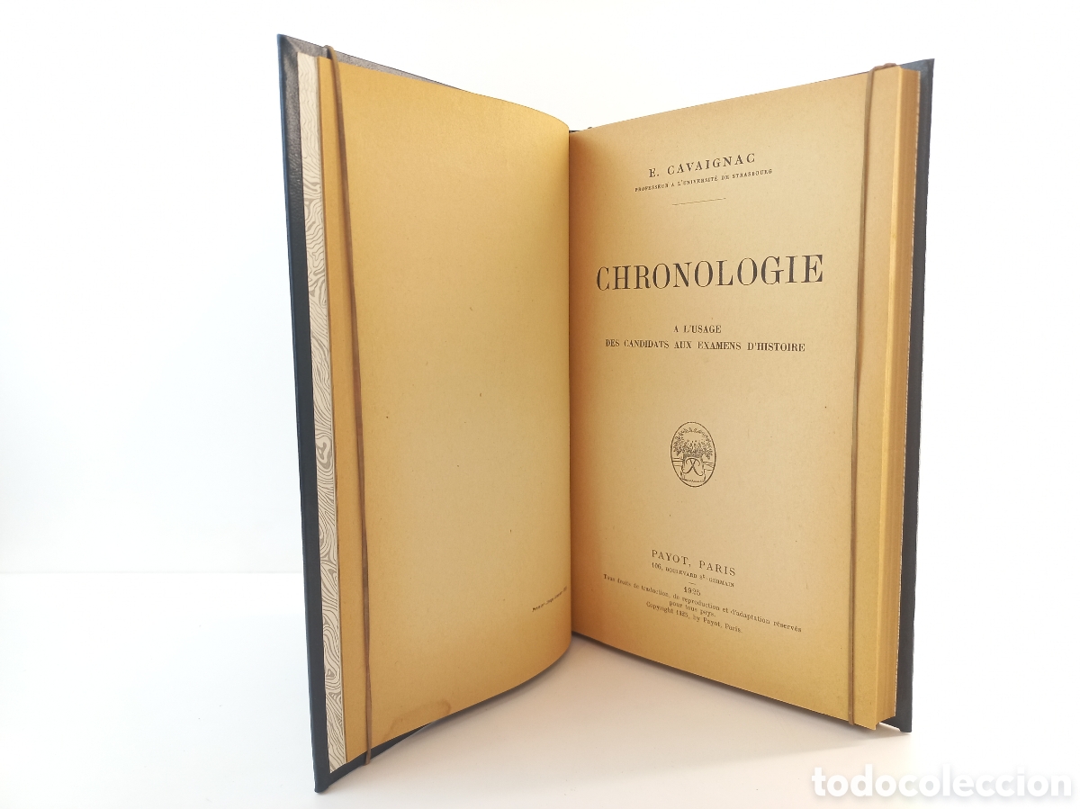 Libros antiguos: Chronologie. Cavaignac. Payot, 1925. - Foto 6
