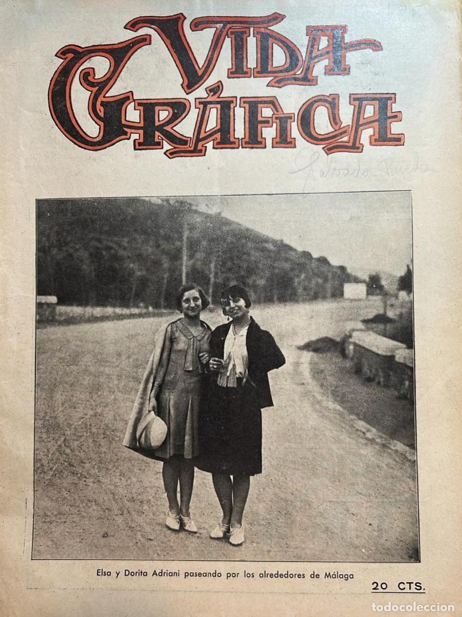 Libros antiguos: VIDA Gr&aacute;fica. A&ntilde;o VI, N&uacute;mero285. M&aacute;laga 19 de mayo de 1930.