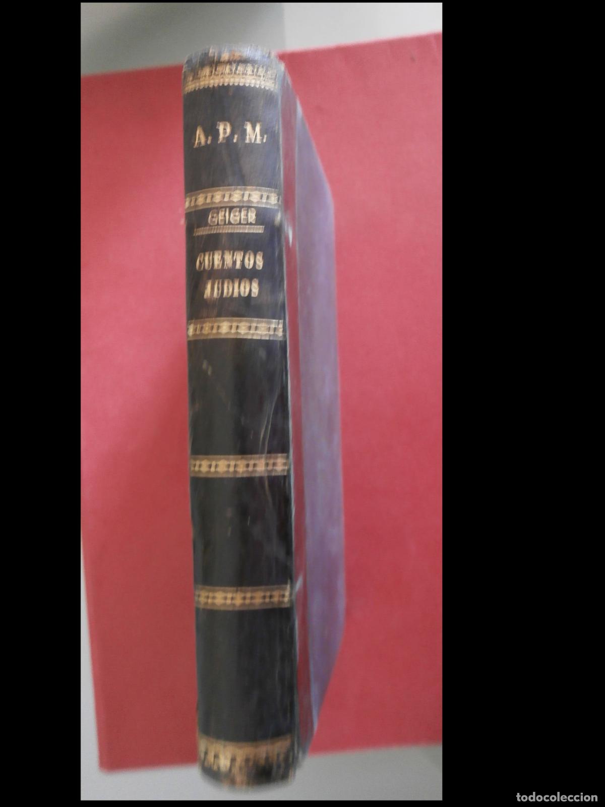 Libros antiguos: Cuentos Judios. Raimundo Geiger - Foto 6