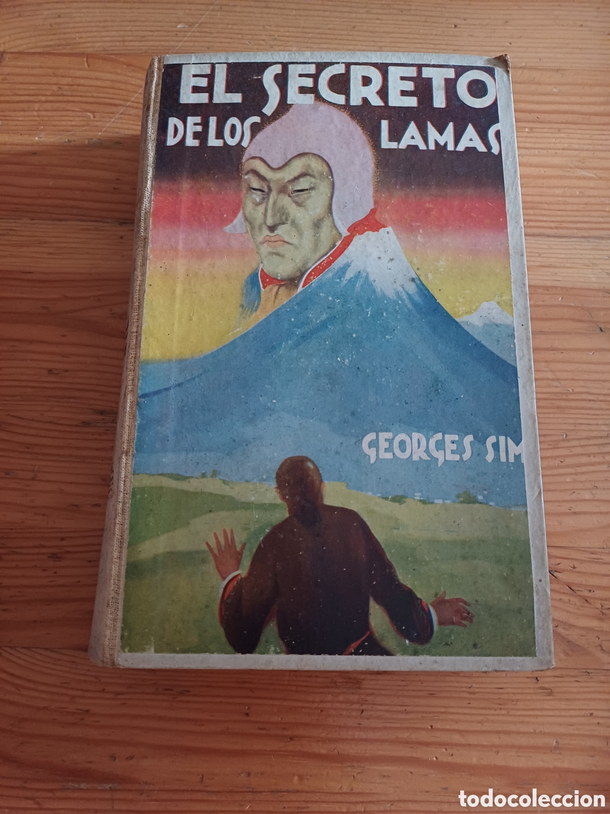 Libros antiguos: El secreto de los lamas George Sim La novela de aventuras Los hijos del sol Ilustra Ochoa 1930